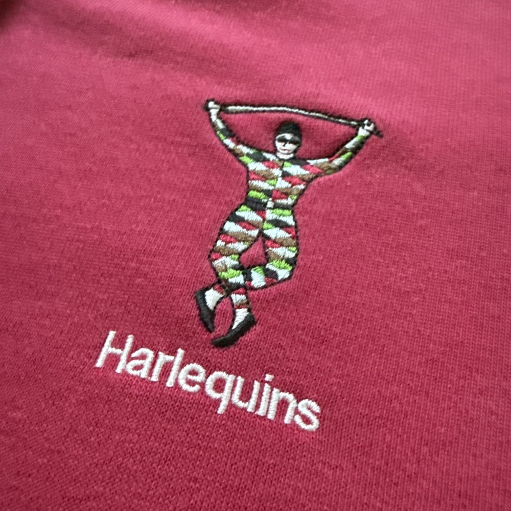 Adidas HARLEQUINS FC Rugby Union 2014-15 Hoodie Sweatshirt Sz L - Picture 9 of 12
